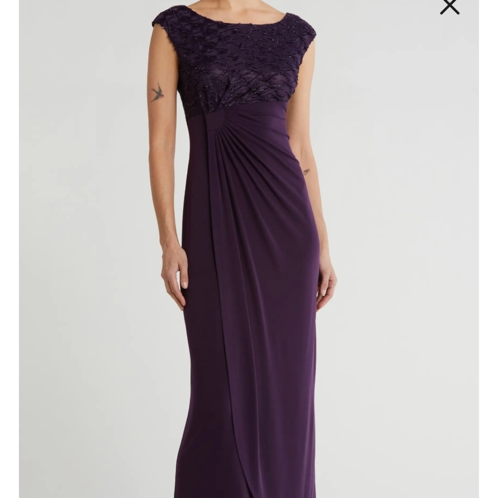 Connected Apparel Aubergine Gown